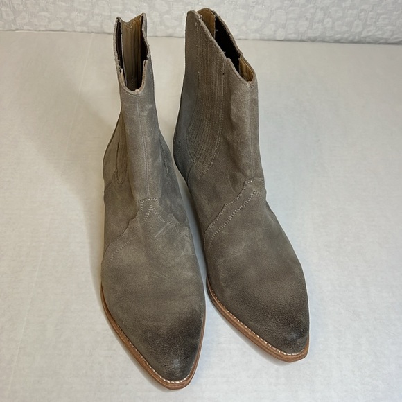 FREE PEOPLE NEW FRONTIER WESTERN BOOTS DISTRESSED - Picture 4 of 16